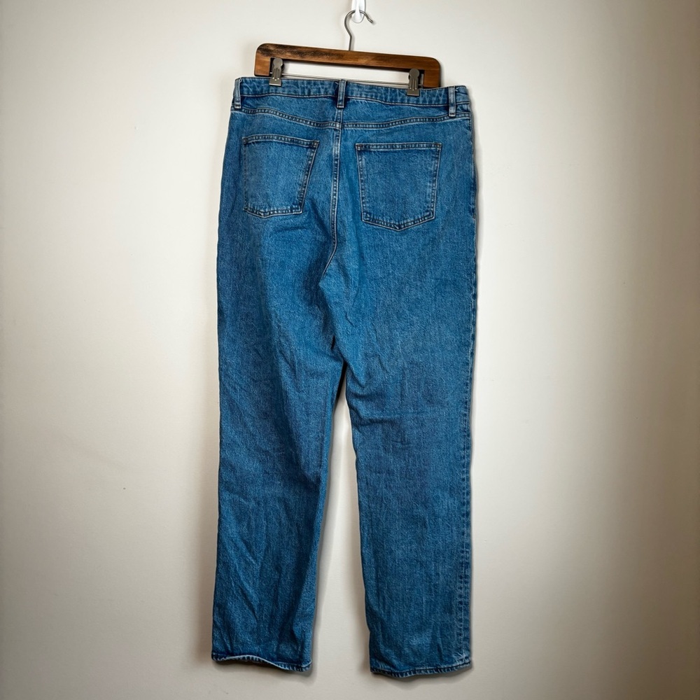 Denim Forum Rowan Super High Rise Straight Jean 32 32L - Picture 7 of 14